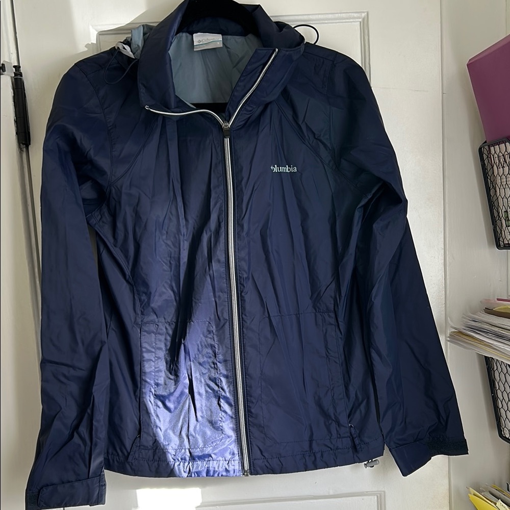 Columbia Navy Windbreaker Jacket